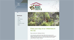 Desktop Screenshot of hobartbushcabins.com.au